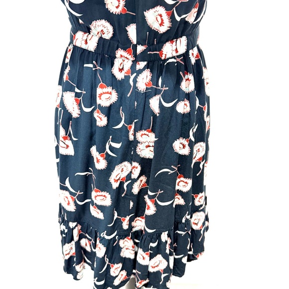 J. Crew Mercantile Floral Faux Wrap Mini Dress 2 - Picture 13 of 15